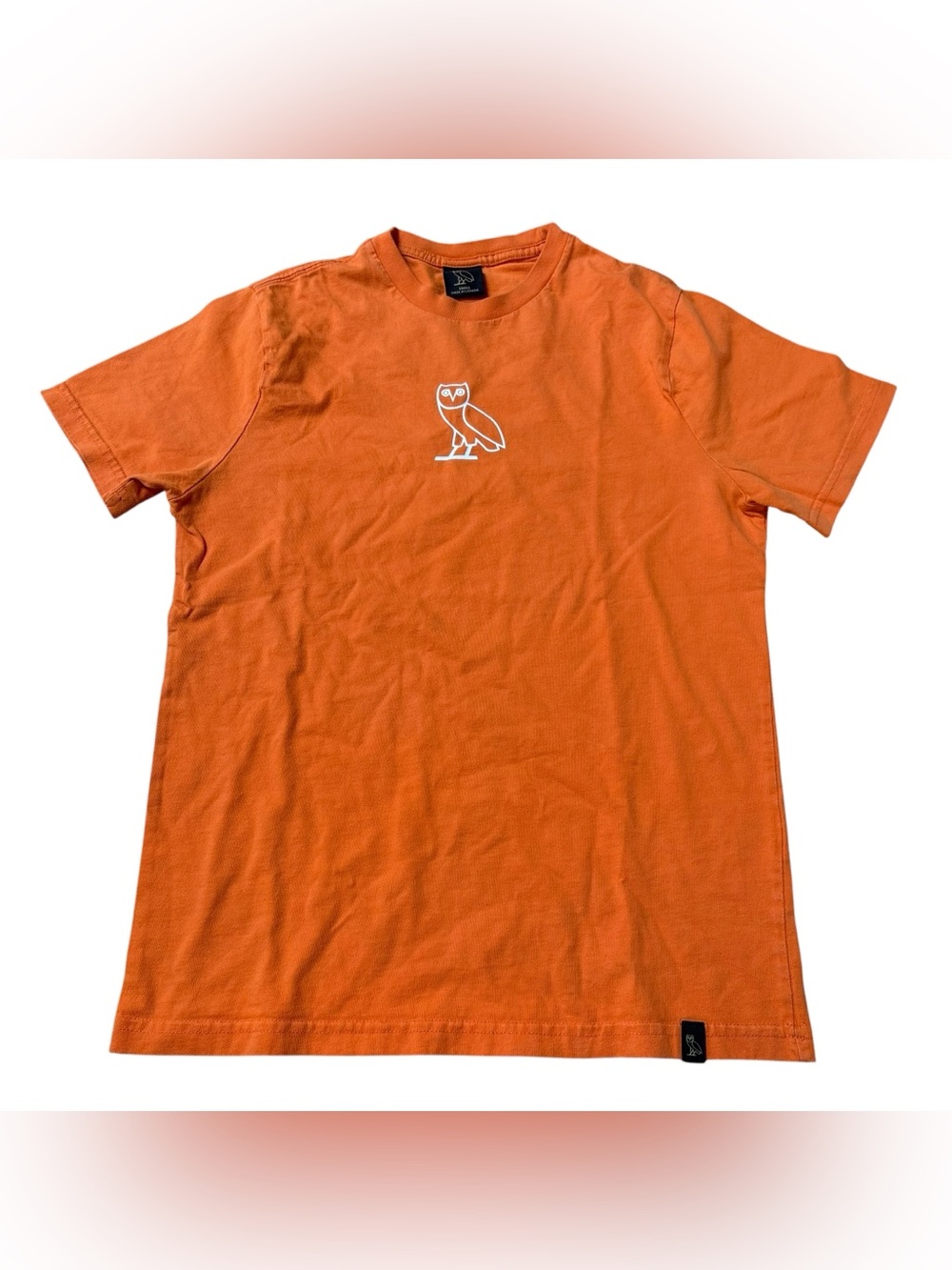 OVO October's Very Best Orange Short Sleeve Shirt Size Small
